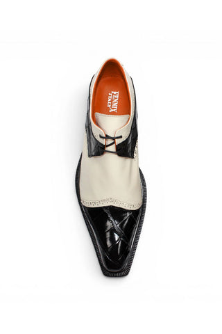 Fennix Victor Alligator & Leather Derby-AmbrogioShoes