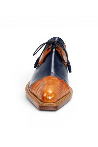 Fennix Victor Alligator & Leather Derby-AmbrogioShoes