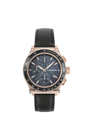 Ferragamo 1927 Chrono Leather Watch-AmbrogioShoes