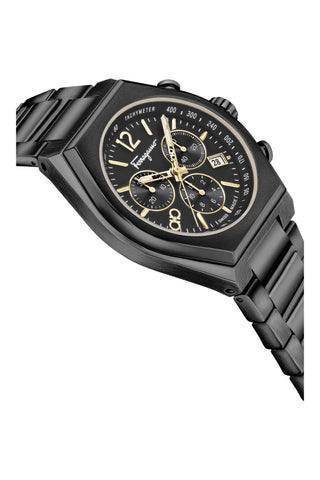 Ferragamo Tonneau Chrono Bracelet Watch-AmbrogioShoes