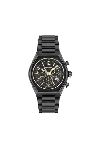 Ferragamo Tonneau Chrono Bracelet Watch-AmbrogioShoes