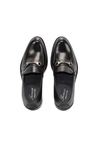 Firmani Ben Calf-Skin Leather Horse-Bit Loafer (FIR1001)-AmbrogioShoes