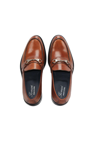 Firmani Ben Calf-Skin Leather Horse-Bit Loafer (FIR1001)-AmbrogioShoes