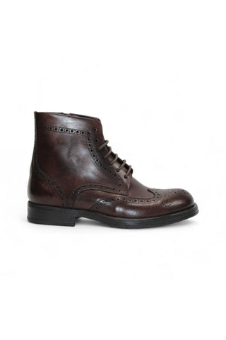 Firmani Daniel Calf-Skin Leather Wingtip Boots (FIR1028)-AmbrogioShoes