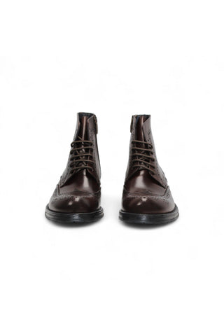 Firmani Daniel Calf-Skin Leather Wingtip Boots (FIR1028)-AmbrogioShoes
