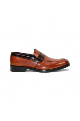 Firmani Mark Calf-Skin Leather Penny Loafer (FIR1024)-AmbrogioShoes