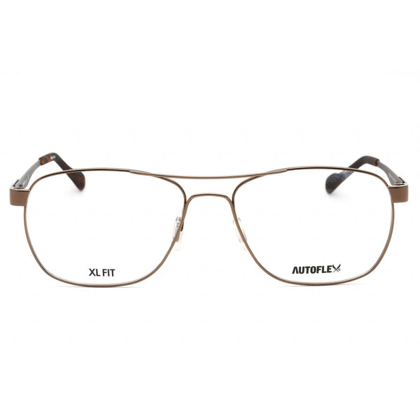 Flexon AUTOFLEX 113 Eyeglasses Brown / Clear demo lens-AmbrogioShoes