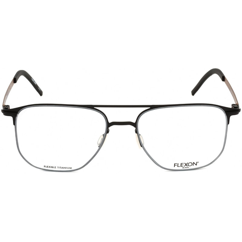 Flexon FLEXON B2004 Eyeglasses Black / Clear Lens-AmbrogioShoes