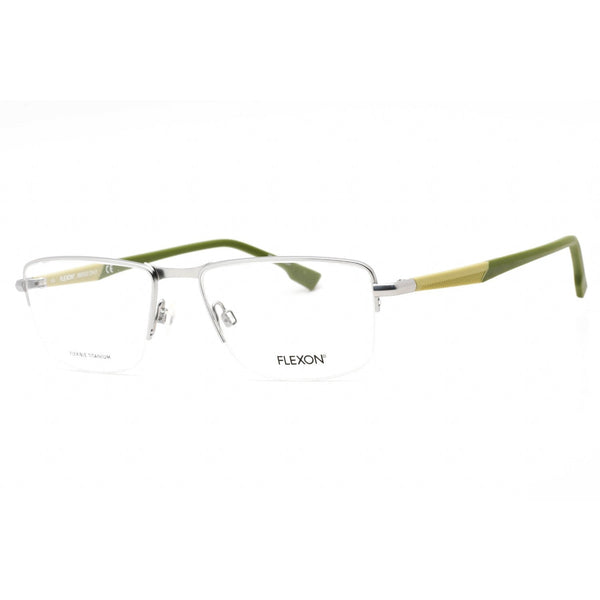 Flexon FLEXON E1127 Eyeglasses Matte Silver / Clear Lens-AmbrogioShoes