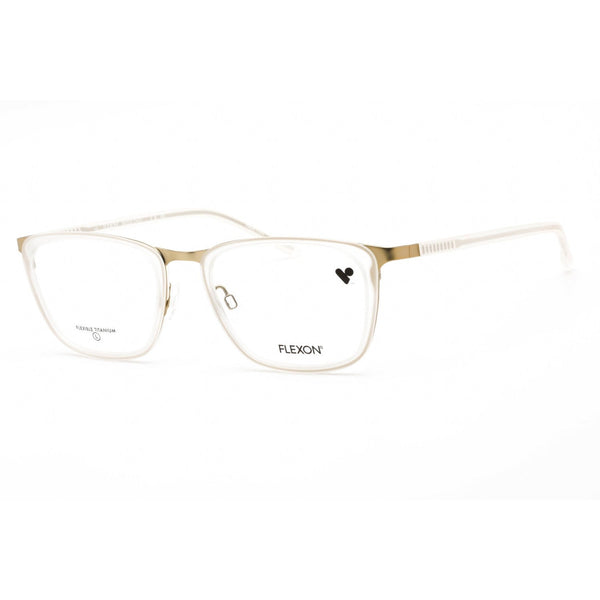 Flexon FLEXON E1139 Eyeglasses Matte Crystal/Gold / Clear Lens-AmbrogioShoes