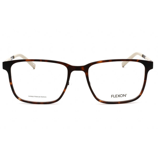 Flexon FLEXON EP8004 Eyeglasses Matte Dark Tortoise / Clear Lens-AmbrogioShoes