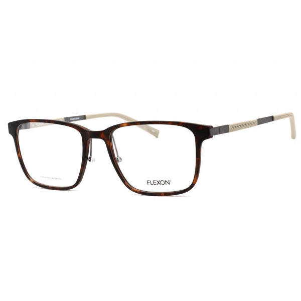Flexon FLEXON EP8004 Eyeglasses Matte Dark Tortoise / Clear Lens-AmbrogioShoes