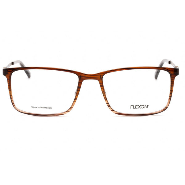 Flexon FLEXON EP8009 Eyeglasses Brown/Grey Gradient / Clear Lens-AmbrogioShoes