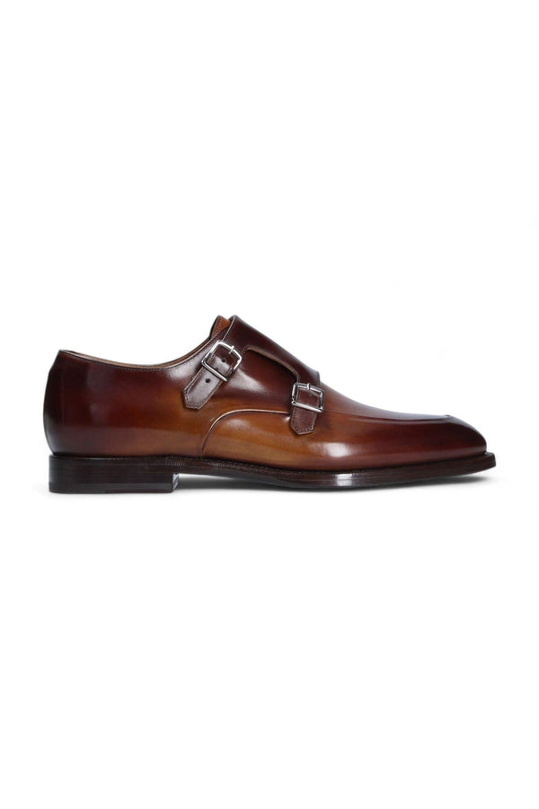 Franceschetti 8035095 Leather Double Monk-Straps-AmbrogioShoes