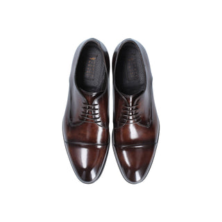 Franceschetti Alassio Men's Luxury Italian Shoes Calf-Skin Leather Derby (FCCT1022)-AmbrogioShoes
