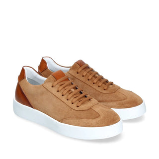 Franceschetti Alessio Men's Luxury Italian Shoes Suede Leather Sneakers (FCCT1054)-AmbrogioShoes