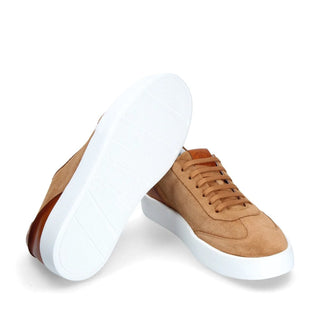 Franceschetti Alessio Men's Luxury Italian Shoes Suede Leather Sneakers (FCCT1054)-AmbrogioShoes