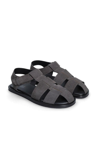 Franceschetti Baltimora Suede Sandal (FCCT1118)-AmbrogioShoes