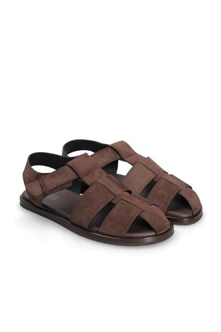 Franceschetti Baltimora Suede Sandal (FCCT1118)-AmbrogioShoes