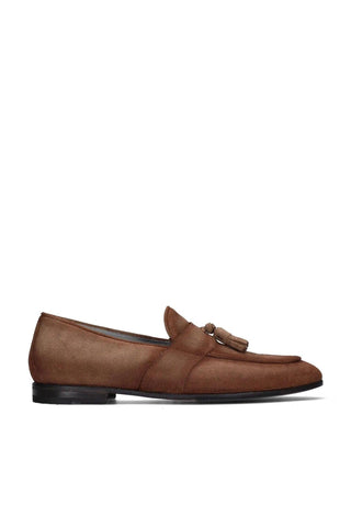Franceschetti Bruno Suede Tassel Loafer-AmbrogioShoes