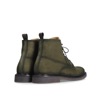 Franceschetti Colin Men's Luxury Italian Shoes Suede Leather Derby Boot (FCCT1098)-AmbrogioShoes