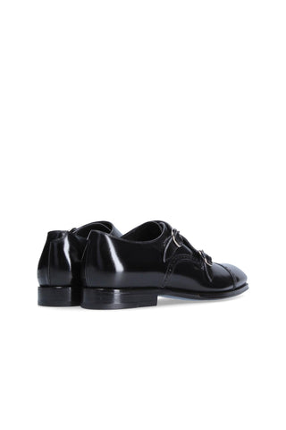 Franceschetti Colmar Calf-Skin Leather Double Monk-Straps Loafers (FCCT1030)-AmbrogioShoes