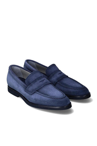 Franceschetti Damiano Suede Penny Loafer-AmbrogioShoes