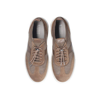 Franceschetti Denver Men's Luxury Italian Shoes Fabric / Suede / Calf-Skin Leather Sneaker (FCCT1106)-AmbrogioShoes
