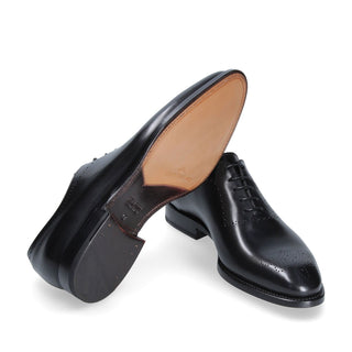 Franceschetti Dizy Men's Luxury Italian Shoes Calf-Skin Leather Classic Whole-Cut Oxfords (FCCT1033)-AmbrogioShoes