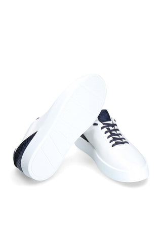 Franceschetti Elia Woven / Calf-Skin Leather Casual Sneakers (FCCT1057)-AmbrogioShoes