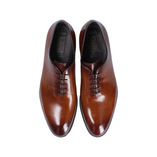 Franceschetti French Imperia Men's Luxury Italian Shoes Calf-Skin Leather Whole-Cut Oxfords (FCCT1021)-AmbrogioShoes