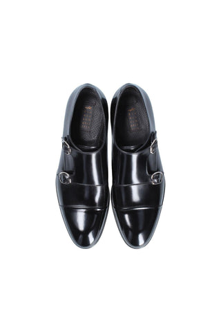 Franceschetti Genoa Calf-Skin Leather Double Monk-Straps Loafers (FCCT1023)-AmbrogioShoes