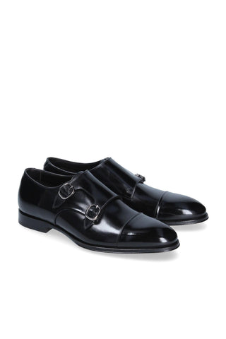 Franceschetti Genoa Calf-Skin Leather Double Monk-Straps Loafers (FCCT1023)-AmbrogioShoes