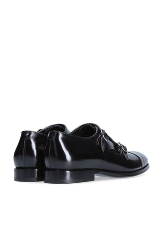 Franceschetti Genoa Calf-Skin Leather Double Monk-Straps Loafers (FCCT1023)-AmbrogioShoes