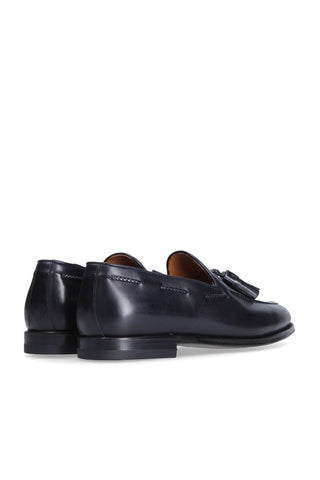 Franceschetti Harry Blue Calf-Skin Leather Tassels Loafers (FCCT1017)-AmbrogioShoes