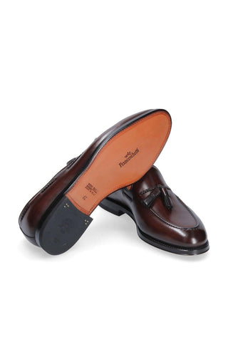 Franceschetti Harry Dark Brown Leather Tassels Loafers (FCCT1016)