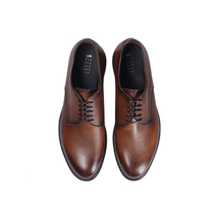 Franceschetti Lodz Men's Luxury Italian Shoes Calf-Skin Leather Derby (FCCT1093)-AmbrogioShoes