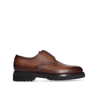 Franceschetti Lodz Men's Luxury Italian Shoes Calf-Skin Leather Derby (FCCT1093)-AmbrogioShoes