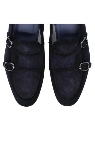 Franceschetti Massimo Suede Double Monk-Strap-AmbrogioShoes