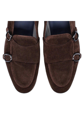 Franceschetti Massimo Suede Double Monk-Strap-AmbrogioShoes