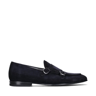 Franceschetti Massimo Suede Double Monk-Strap Loafer-AmbrogioShoes