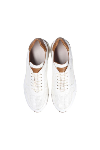 Franceschetti Nara Deer-Skin Leather Casual Sneakers (FCCT1042)-AmbrogioShoes