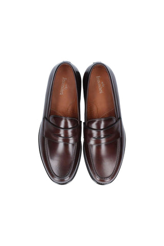 Franceschetti Newport Calf-Skin Leather Penny Loafers (FCCT1027)-AmbrogioShoes