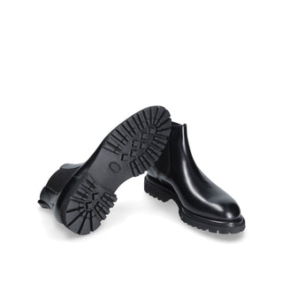 Franceschetti Olten Men's Luxury Italian Shoes Polished Calf-Skin Leather Chelsea Boots (FCCT1080)-AmbrogioShoes