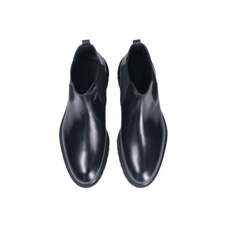Franceschetti Olten Men's Luxury Italian Shoes Polished Calf-Skin Leather Chelsea Boots (FCCT1080)-AmbrogioShoes