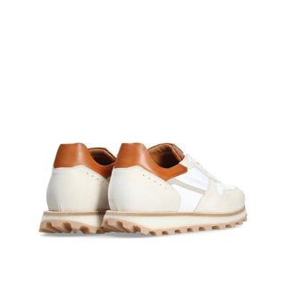 Franceschetti Orlando Men's Luxury Italian Shoes Fabric / Nubuck / Calf Leather Sneaker (FCCT1110)-AmbrogioShoes