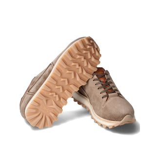 Franceschetti Plano Men's Shoes Suede Leather Sneakers (FCCT1137)-AmbrogioShoes