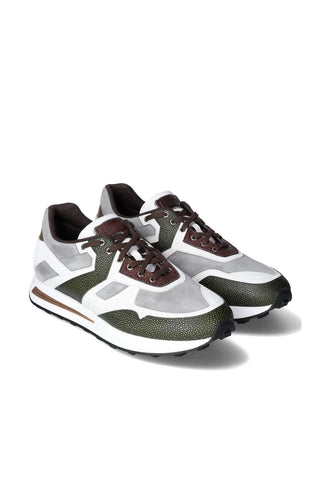 Franceschetti Rialto Suede & Leather Sneaker-AmbrogioShoes