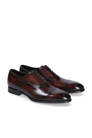 Franceschetti Savona Calf-Skin Leather Cap-Toe Oxfords (FCCT1024)-AmbrogioShoes