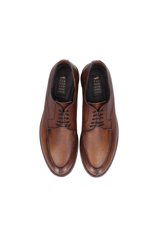 Franceschetti Trieste Pebble Grain Leather Derby-AmbrogioShoes